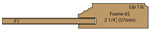 Allstyle Cabinet Doors : cutaway of Carson Cabinet Door